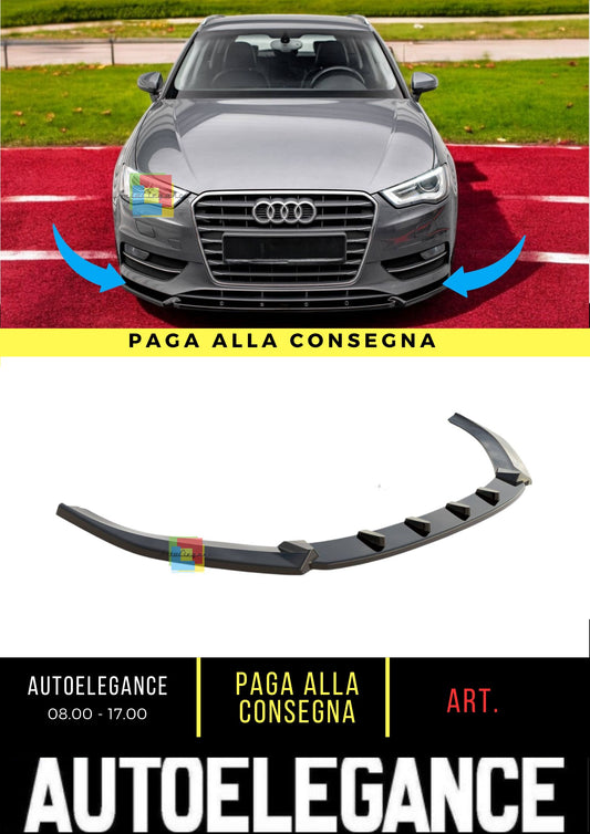 Front Splitter Suitable For Audi A3 Sportback 8V