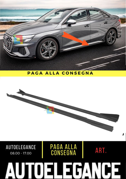 🤩Minigonne laterali Street Pro + alette adatto per Audi S3/A3 S-Line 8Y/8Y🤩