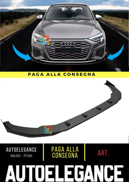 🤩Splitter Anteriore Street Pro + Alette Adatto Per Audi S3 / A3 S-Line 8Y🤩