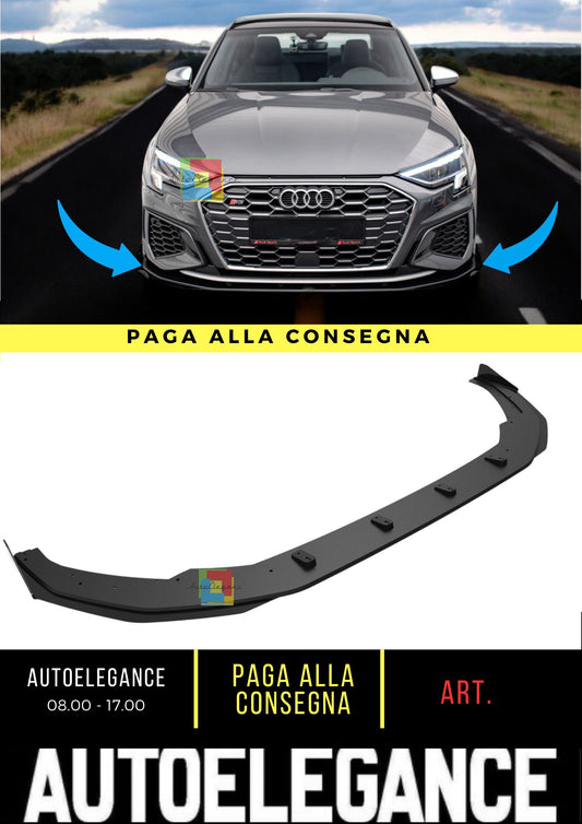 🤩Splitter Anteriore Street Pro + Alette Adatto Per Audi S3 / A3 S-Line 8Y🤩