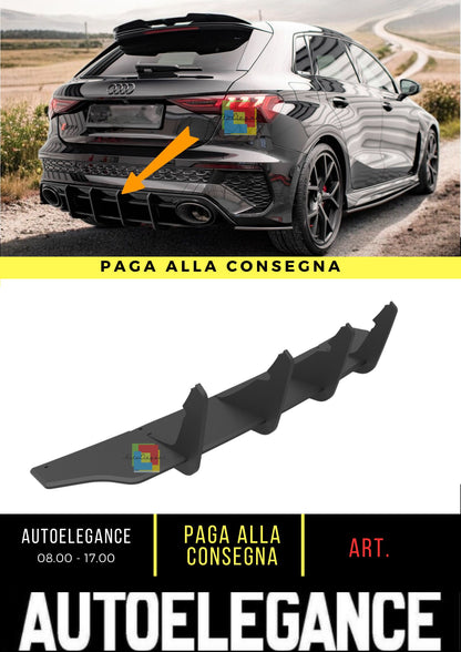 🤩Diffusore Posteriore Street Pro Adatto Per Audi RS3 Sportback 8Y🤩