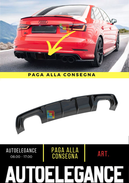 😎Diffusori Adatto Per Audi S3 Sedan 8V😎