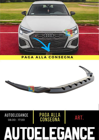 😎Splitter Anteriore V.2 Adatto Per Audi S3 / A3 S-Line 8Y😎