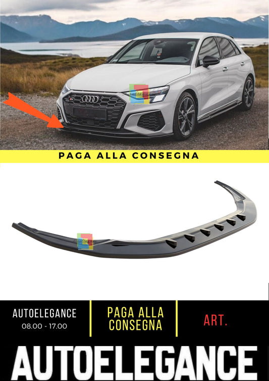 😎Front Splitter V.1 Suitable For Audi S3 / A3 S-Line 8Y😎
