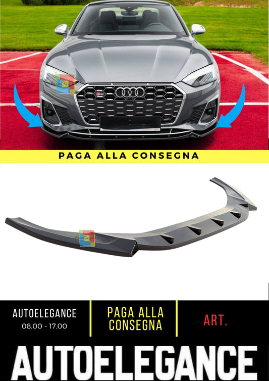 😍Splitter Anteriore V.2 ADatto Per Audi S5 / A5 S-Line F5 Facelift😍