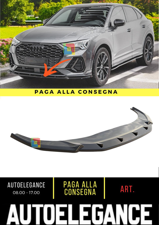 😍Front Splitter V.2 Suitable For Audi Q3 Sportback S-Line😍