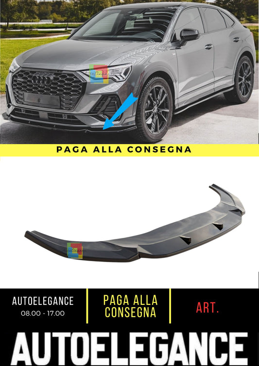 😍Front Splitter V.1 Suitable For Audi Q3 Sportback S-Line😍