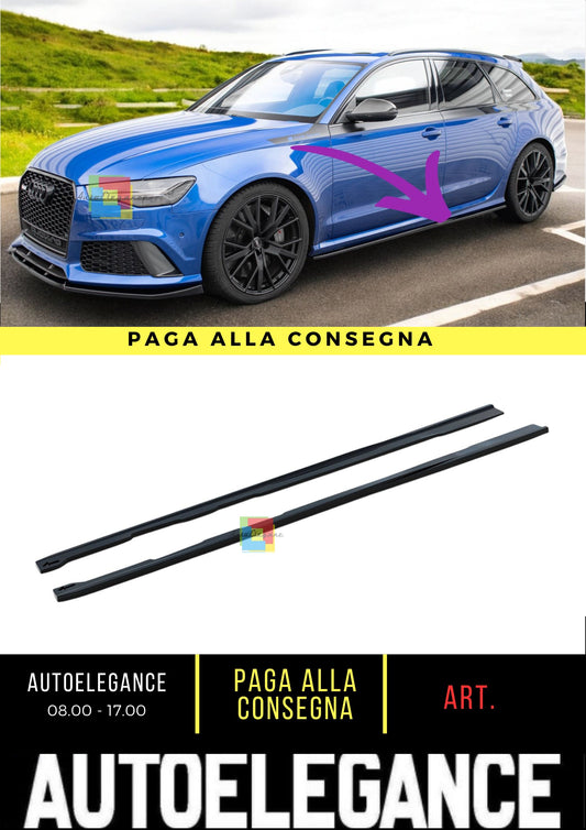 😍Minigonne Laterali V.2 Adatto Per Audi RS6 C7😍