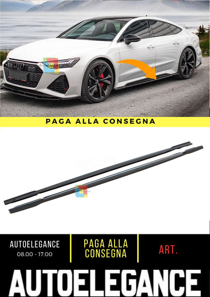 😎Minigonne Laterali V.1 Adatto Per Audi RS7 C8😎