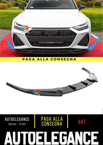 😎Splitter Anteriore V.1 Adatto Per Audi RS7 C8😎