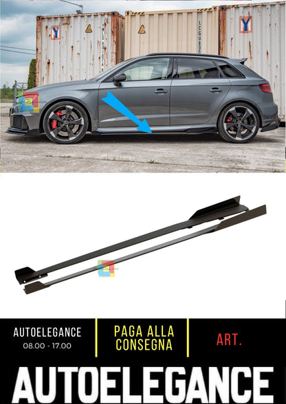 🔥Street Pro Side Skirts + Wings Audi RS3 8V Sportback🔥
