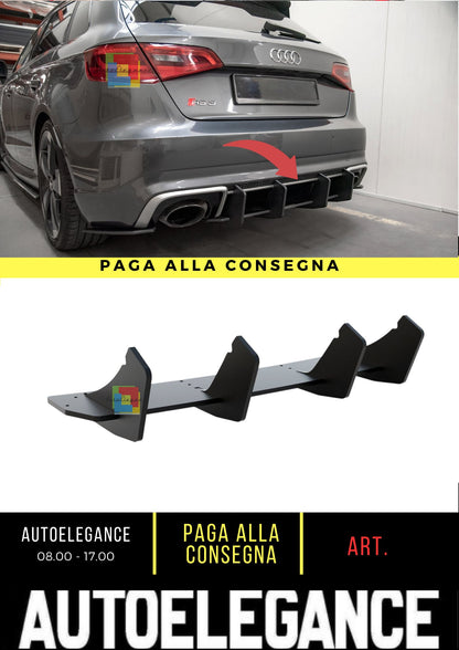 🔥Street Pro V.2 Rear Diffuser Suitable For Audi RS3 8V Sportback🔥