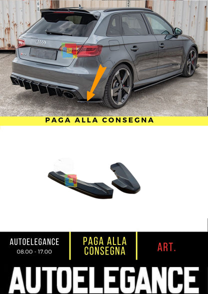 🔥Splitter Laterali Posteriori V.2 Adatto Per Audi RS3 8V Sportback🔥