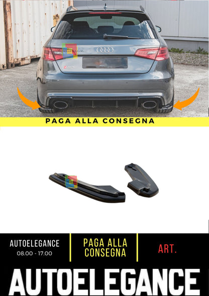 🔥Splitter Laterali Posteriori V.1 Adatto Per Audi RS3 8V Sportback🔥