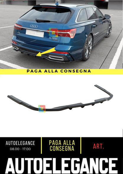🔥Splitter posteriore (con barre verticali)Adatto Per  Audi A6 S-Line C8🔥
