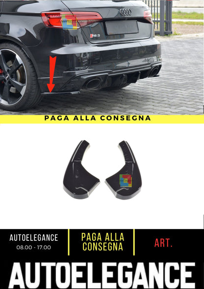 🔥Splitter Laterali Posteriori Adatto Per Audi RS3 8V FL Sportback🔥