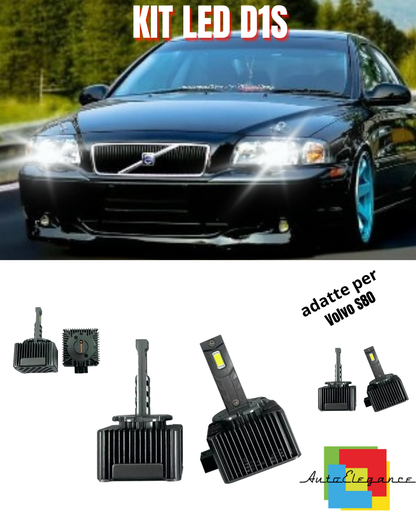 ⭐LAMPADE D1S LED 6000K DA XENON A LED MATRIX ADATTO PER VOLVO S80 ⭐