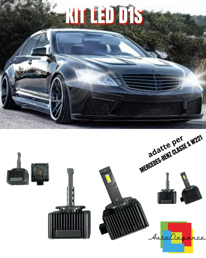 ⭐D1S LED 6000K XENON TO LED MATRIX LAMPS SUITABLE FOR MERCEDES-BENZ S-CLASS ⭐