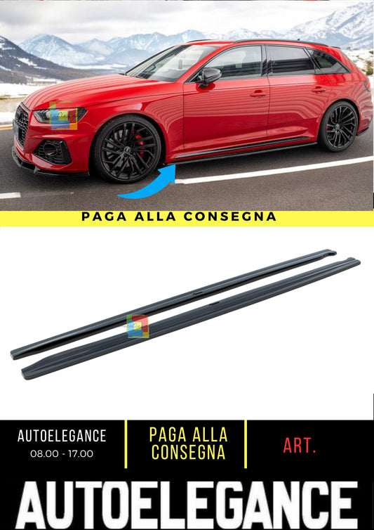 🔥Minigonne Laterali Adatto Per Audi RS4 B9 / B9 Facelift🔥