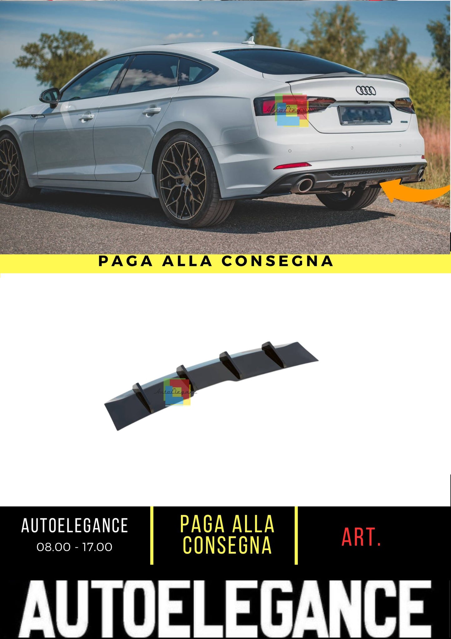 🔥Diffusori Adatto Per Audi A5 S-Line F5 Coupé / Sportback🔥