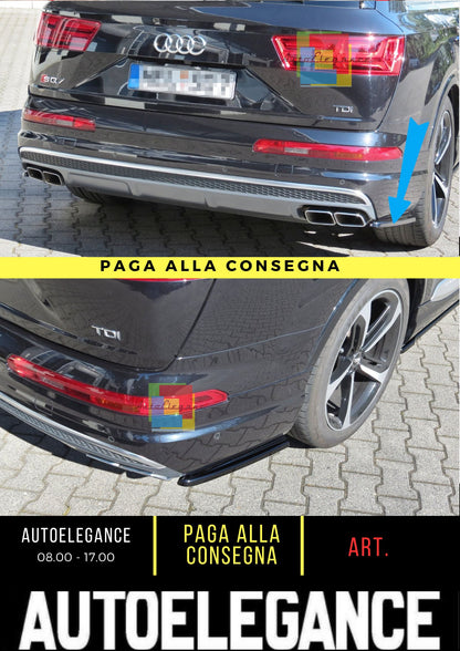 🔥Splitter Laterali Posteriori Adatto Per Audi SQ7 / Q7 S-Line Mk.2🔥