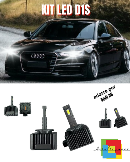 ⭐LAMPADE D1S LED 6000K DA XENON A LED MATRIX ADATTO PER AUDI A6 ⭐