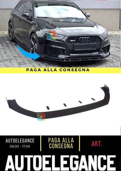 🔥Splitter Racing Front V.1 Audi RS3 8V FL Sportback🔥