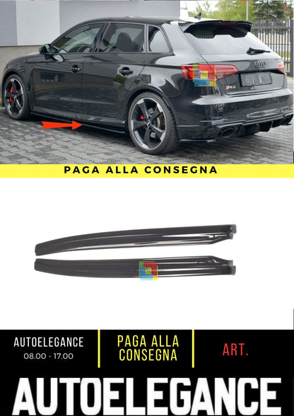 🔥Minigonne Laterali Adatto Per Audi RS3 8V FL Sportback🔥