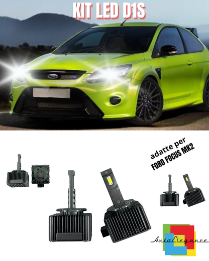 ⭐LAMPADE D1S LED 6000K DA XENON A LED MATRIX ADATTO PER FORD FOCUS MK2 ⭐