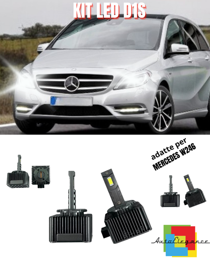 ⭐LAMPADE D1S LED 6000K DA XENON A LED MATRIX ADATTO PER MERCEDES CLASSE B W246 ⭐