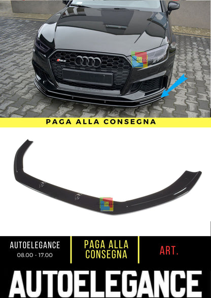 🔥Front Splitter V.1 Suitable For Audi RS3 8V FL Sportback🔥