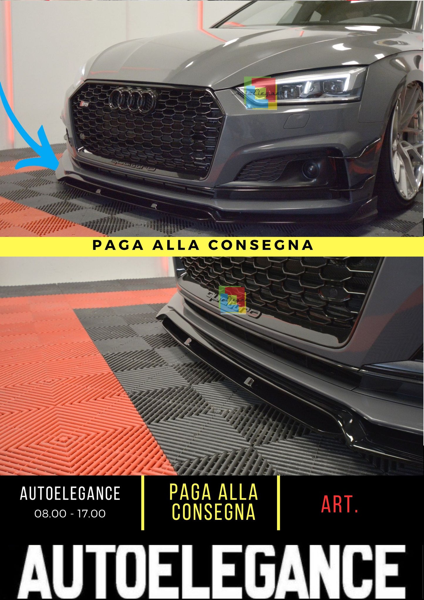 🔥Splitter Anteriore Adatto Per Audi S5 / A5 S-Line F5 Coupé / Sportback🔥