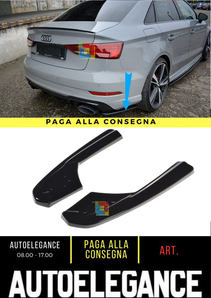 🔥Splitter Laterali Posteriori Adatto Per Audi RS3 8V FL Sedan🔥