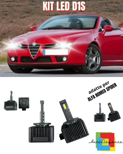 ⭐D1S LED 6000K LAMPS FROM XENON TO LED MATRIX SUITABLE FOR ALFA ROMEO SPIDER ⭐