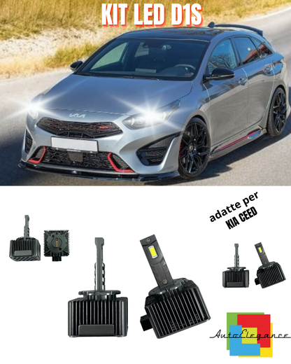 ⭐D1S LED 6000K LAMPS FROM XENON TO LED MATRIX SUITABLE FOR KIA CEED ⭐