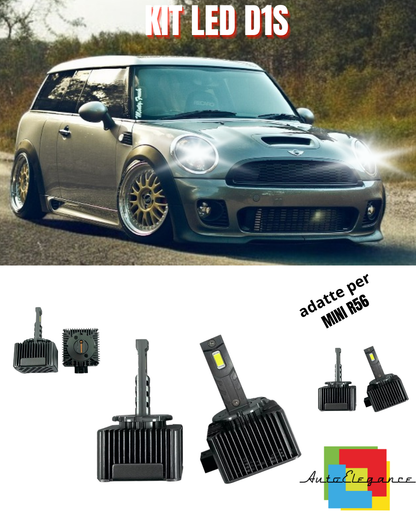 ⭐LAMPADE D1S LED 6000K DA XENON A LED MATRIX ADATTO PER MINI R56 ⭐