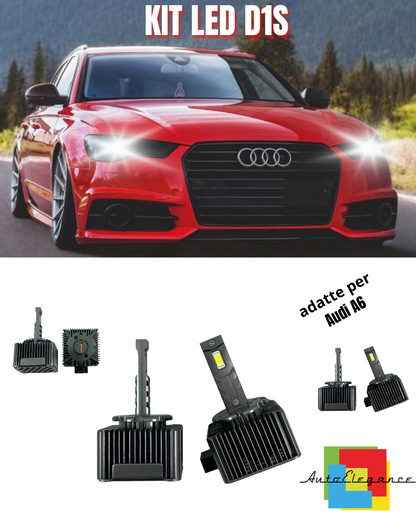 ⭐LAMPADE D1S LED 6000K DA XENON A LED MATRIX ADATTO PER Audi A6 ⭐