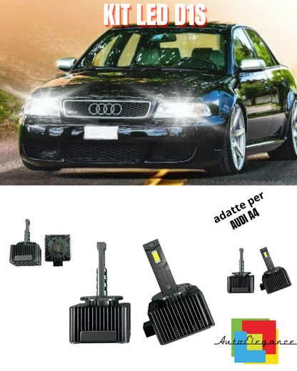 ⭐LAMPADE D1S LED 6000K DA XENON A LED MATRIX ADATTO PER AUDI A4 ⭐