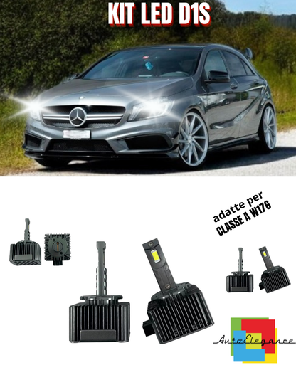 ⭐LAMPADE D1S LED 6000K DA XENON A LED MATRIX ADATTO PER CLASSE A W176 ⭐