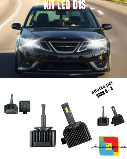 ⭐LAMPADE D1S LED 6000K DA XENON A LED MATRIX ADATTO PER SAAB 9 - 3 ⭐