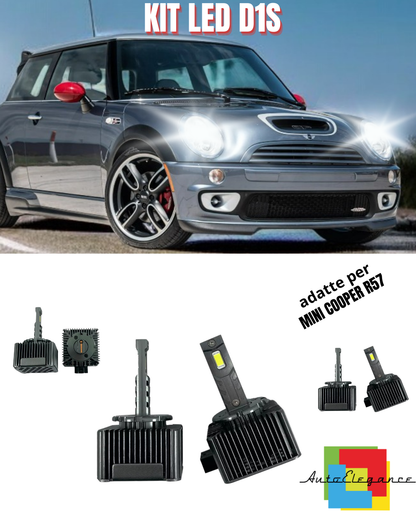 ⭐LAMPADE D1S LED 6000K DA XENON A LED MATRIX ADATTO PER MINI COOPER R57 ⭐