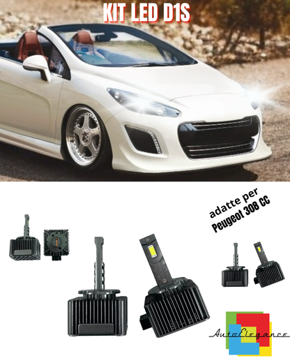 ⭐LAMPADE D1S LED 6000K DA XENON A LED MATRIX ADATTO PER PEUGEOT 308 CC ⭐