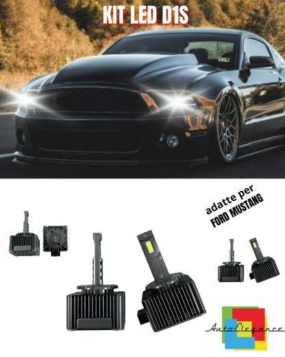 ⭐LAMPADE D1S LED 6000K DA XENON A LED MATRIX ADATTO PER FORD MUSTANG ⭐