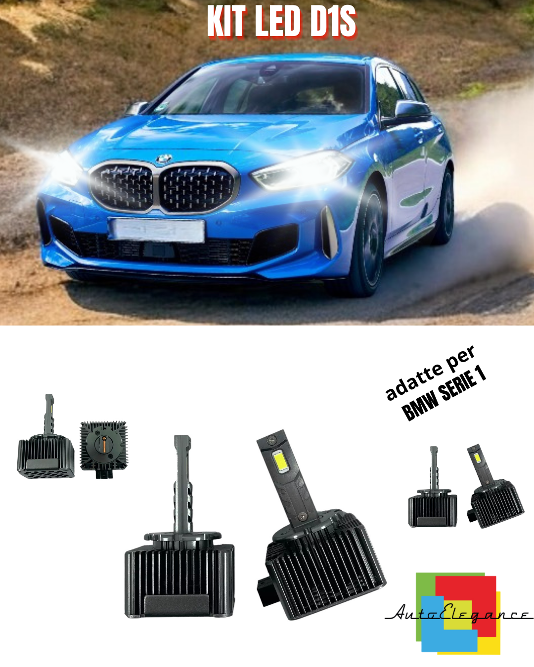 ⭐D1S LED 6000K XENON TO LED MATRIX LAMPS SUITABLE FOR BMW 1 SERIES ⭐