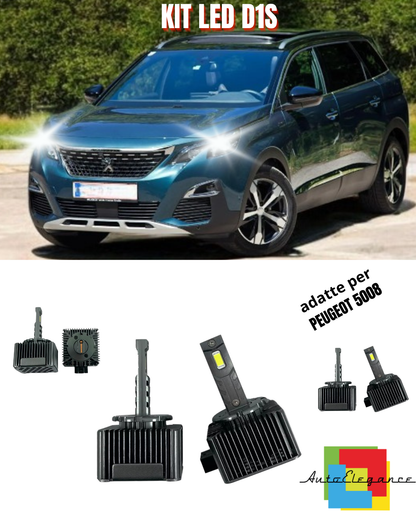 ⭐D1S LED 6000K XENON TO LED MATRIX LAMPS SUITABLE FOR PEUGEOT 5008 ⭐