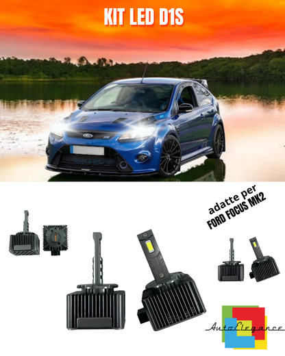 ⭐LAMPADE D1S LED 6000K DA XENON A LED MATRIX ADATTO PER FORD FOCUS MK2 ⭐