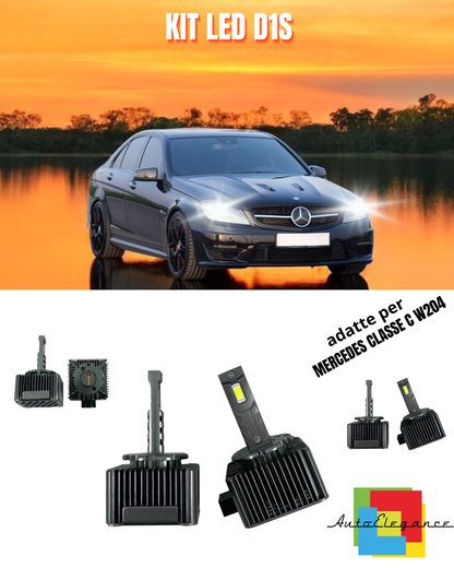 ⭐D1S LED 6000K XENON TO LED MATRIX LAMPS SUITABLE FOR MERCEDES C CLASS W204 ⭐