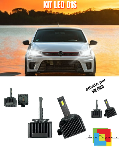 ⭐LAMPADE D1S LED 6000K DA XENON A LED MATRIX ADATTO PER VW POLO ⭐