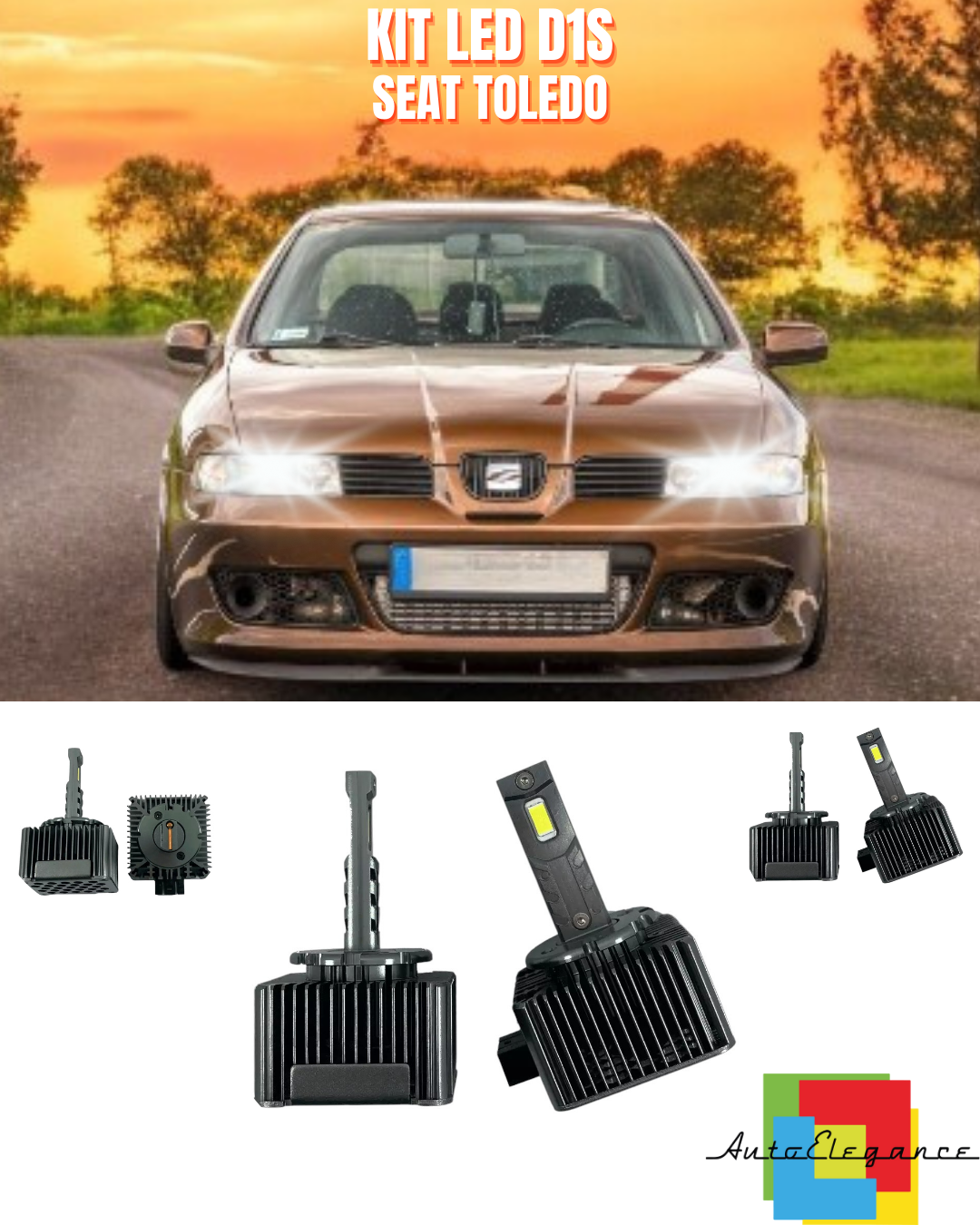 ⭐LAMPADE D1S LED 6000K DA XENON A LED MATRIX ADATTO PER SEAT TOLEDO ⭐ auto.tuning.led auto.tuning.led (8483) Venditore professionaleRegistrato come venditore professionale