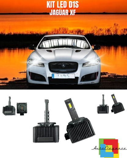 ⭐LAMPADE ANABBAGLIANTI D1S LED 6000K DA XENON A LED ADATTO PER JAGUAR XF⭐